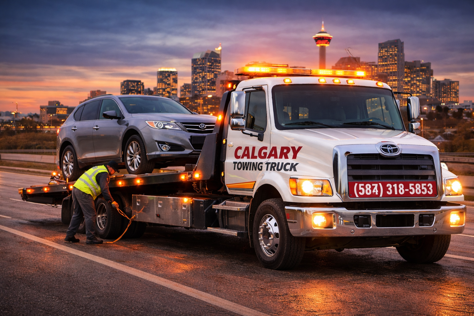 Car Rowing What’s The Safest Way To Tow A Car? – Calgary Towing Truck
